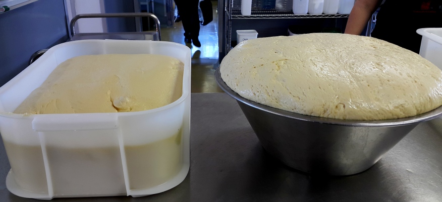 Our two little bowls of dough :-)